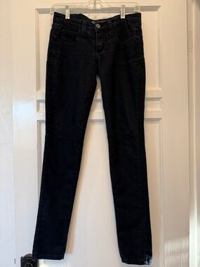 Frankie B. Women's Skinny Black Jeans
